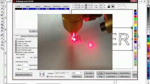 350 or 460  laser cutting machine install and software install video 2