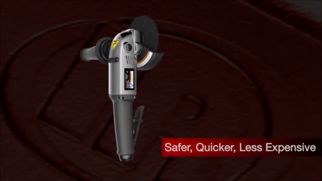 vortex vt22 turbine grinder by ingersoll rand - YouTube