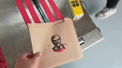 RZJD G250J Flat bottom paper bag machine with printing inline 1chu 2 to Azerbaijan