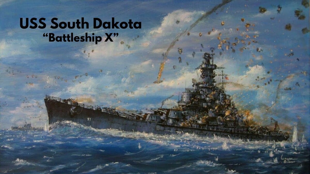 USS South Dakota Battleship X YouTube