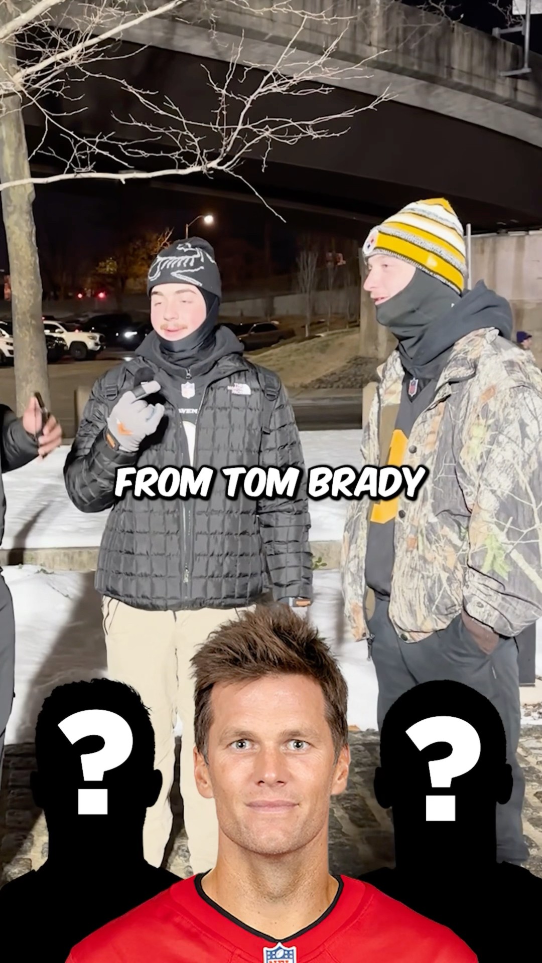 NFL fans showing off their knowledge