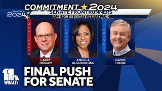 Democratic candidates for Maryland US Senate make final push