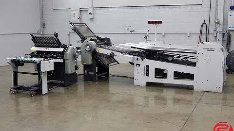 Heidelberg Stahlfolder B26 Continuous Feed Paper Folder w/ 8 Page Unit and Mobile Delivery