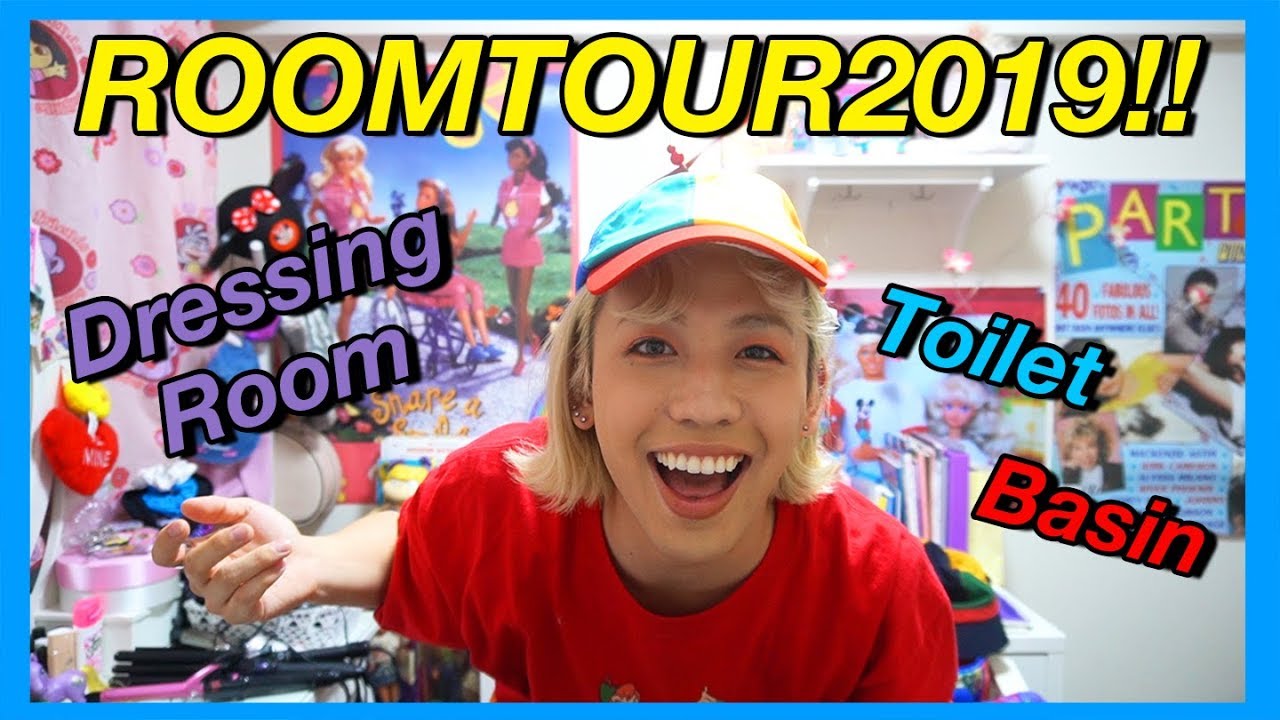 ルームツアー最終回！(衣装部屋やコスメ収納、トイレ&洗面台など) 🚀🌿🎊🦋🎨💕🏀