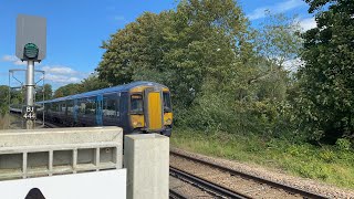 Class 375914 And 375812 Arrives Into Battle