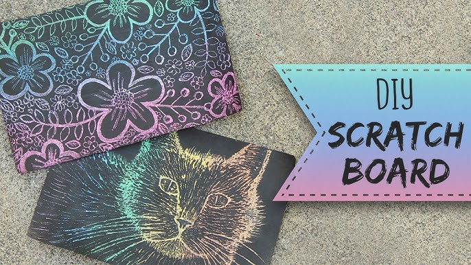 DIY CRAFTS/DIY reusable Scratch Paper/Magic Book/ Rainbow NoteBook