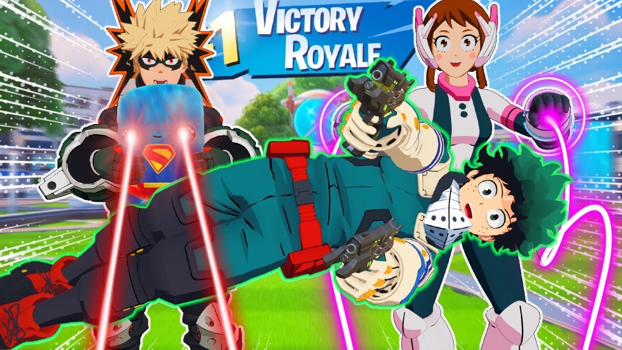 MHA Voice Actors Become SUPERHEROES In Fortnite SEASON 3!