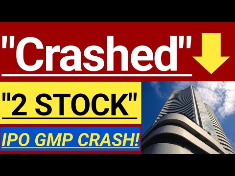 2 GROWTH STOCKS आज जोरदार गिरे! 🔴🔴 IPO GMP भी CRASH हो गया! 🔴🔴 BEST SHARES TO BUY IN CRASH? 🇮🇳
