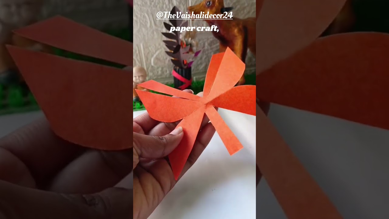 paper bow craft✨craft ideas