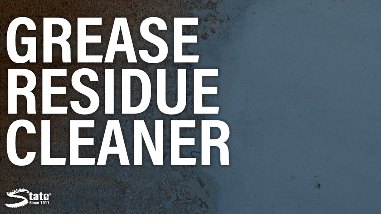 Remove GREASE, GRIME, and RESIDUE from Commercial Kitchen Appliances