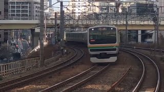 E231系宮ヤマU524編成 TK入場回送 回8648M  2024.1.22