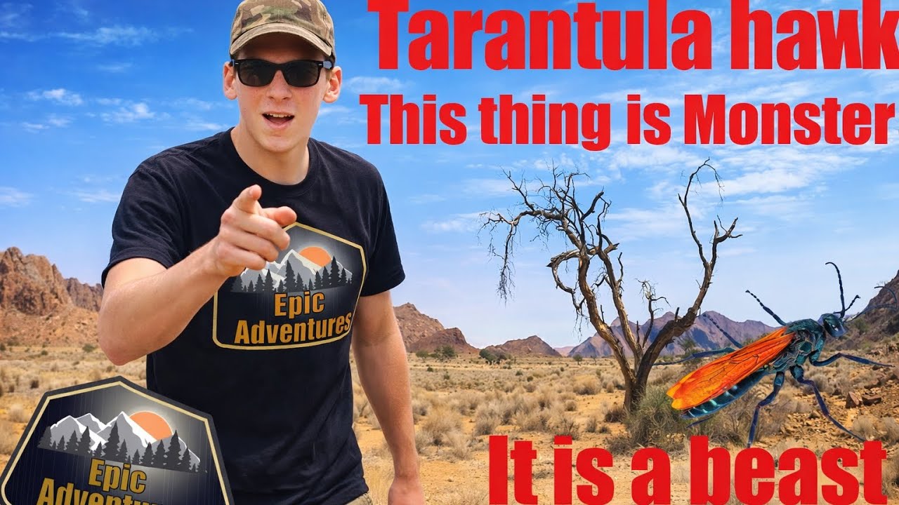Epic Adventure's This thing is Monster tarantula hawk