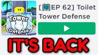 They Brought Back Toilet Tower Defense..