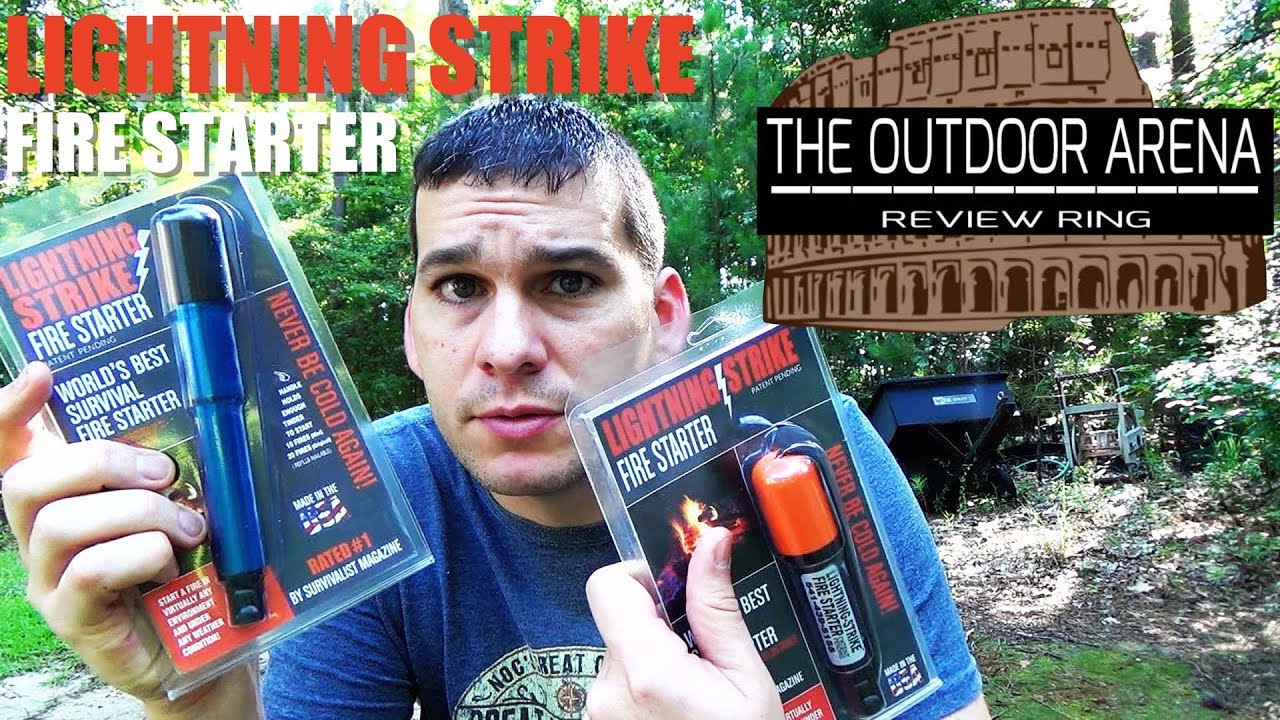 The BEST Survival Fire Starter? Lightning Strike Fire Starter An