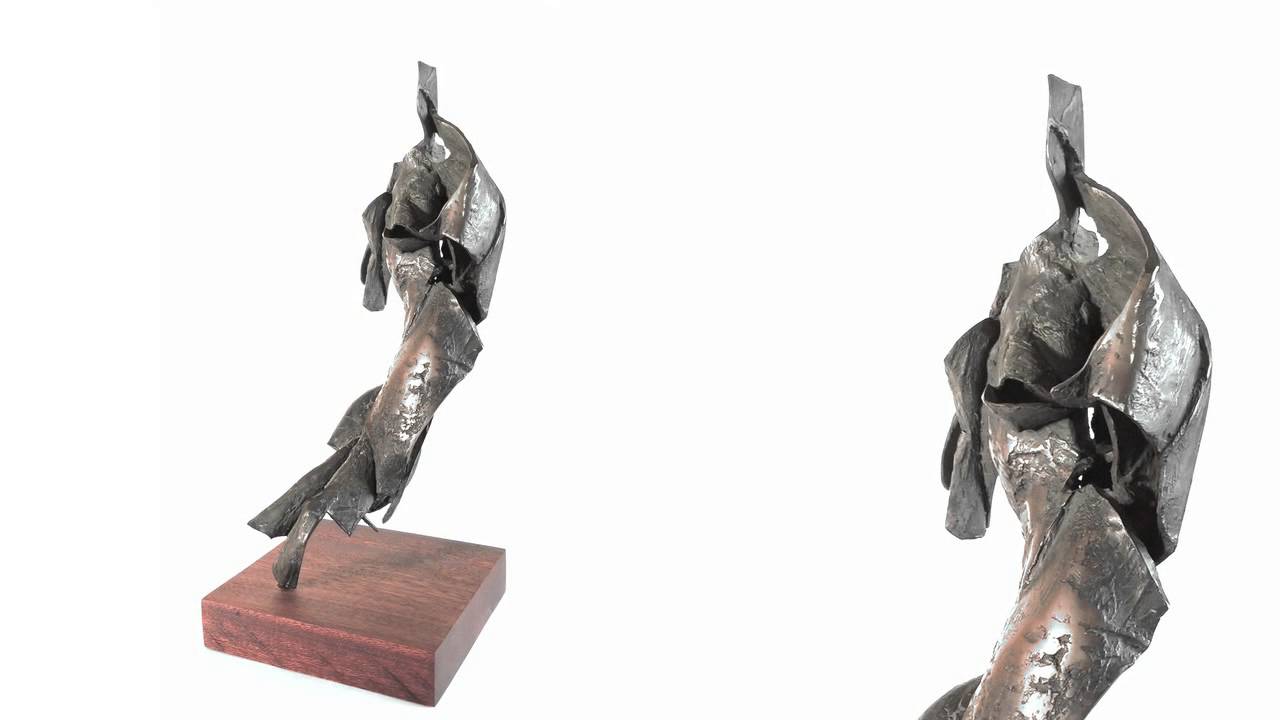 1960s JACK BOYD Figural BRONZE Mid-Century SCULPTURE Modernist ABSTRACT Statue