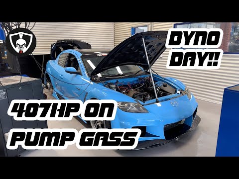 Dyno Day Adventures: Tuning my RX8 Show Car | 407HP on Pump Gas! | Thanks to Hunter Automotive 🚀
