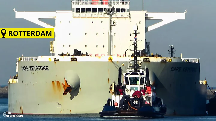 30 minutes 4K Shipspotting Rotterdam January - February 2024 !