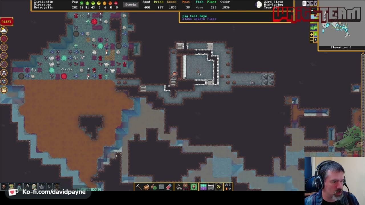 Dwarf Fortress Firetower Session 7 Thievery, Magma Pump Stage 2