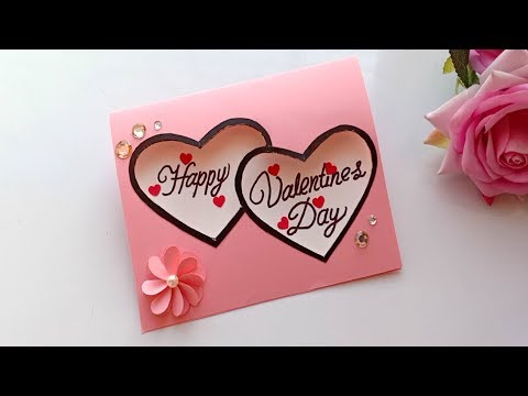 Comment faire Carte Saint Valentin // main carte facile Tutorial
