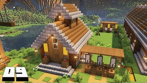 How to build a Minecraft Village from Scratch! - Pt. 9: Fletchers House with Archery Range