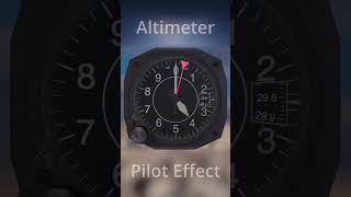 Altimeter Instrument Face #shorts #aviation #flighttraining