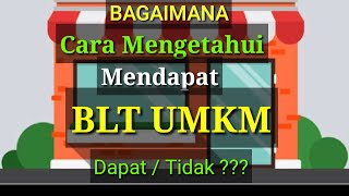 Download Lagu Cara Cek Penerima Bantuan BLT UMKM 2020, Segera Cek disini !!! MP3