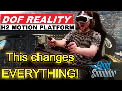 DOF Reality H2 RAW REACTION! FULL MOTION RIG | A GAME CHANGER for VR? MSFS PICO 4