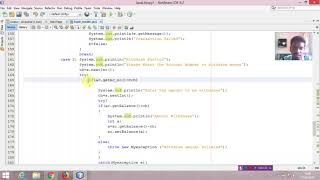 Exception Handling In Java , Bank
