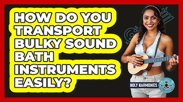 How Do You Transport Bulky Sound Bath Instruments Easily? - Holy Harmonies