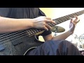 [CYNTIA] 閃光ストリングス ギターソロをベースで弾いてみた(guitar solo bass cover)