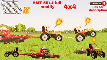 HMT 5911 4x4 full modified /fs20mod/FS 20 HMT 5911modified link for description