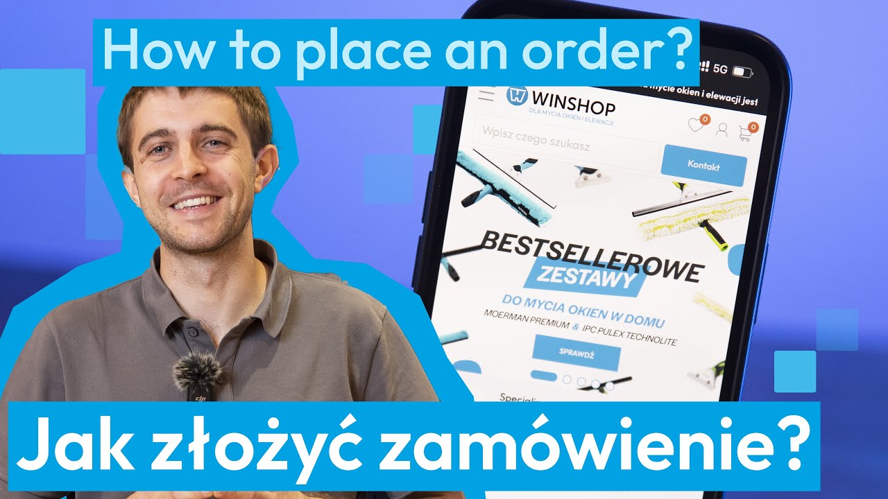 Pierwszy zestaw do mycia okien: Jak złożyć zamówienie w winshop.pl?
