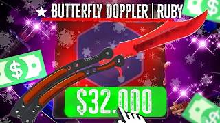 I PULLED BUTTERFLY DOPPLER RUBY! (CS2 Case Opening 2026)