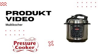 Starlyf® Pressure Cooker | Multikocher, 8 Automatik Programme, Edelstahl | Deutsch