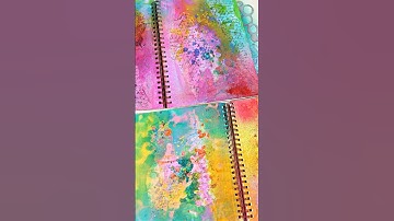 25 days of art journal ideas! #shimmery #crayons #MakeYourMark #artjournals