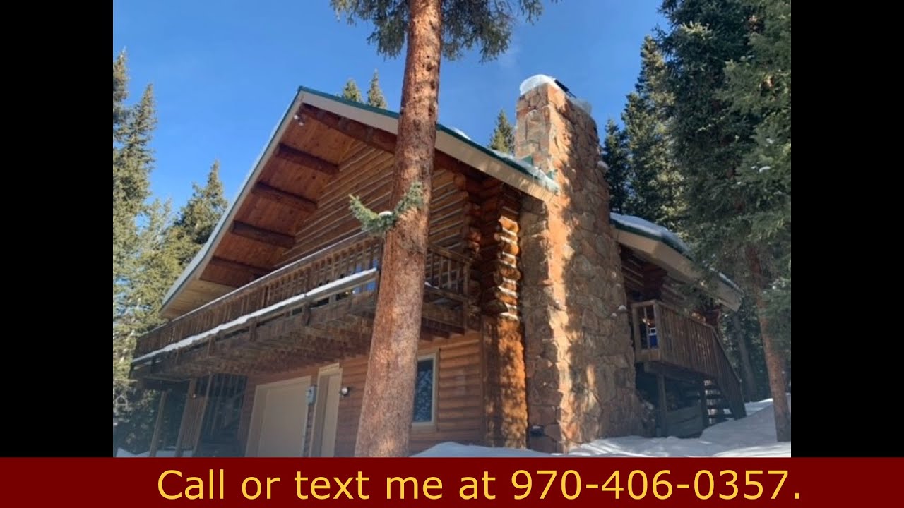 Just listed Mountain log cabin in Breckenridge, CO Summit Real