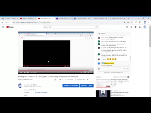 Message à la résistance de France: j'aime comment ping se rapproche des émergents