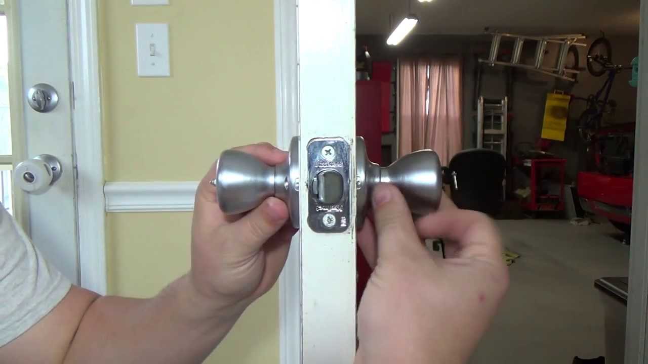 How To Remove a Door Knob  Door Know Replacement Tips