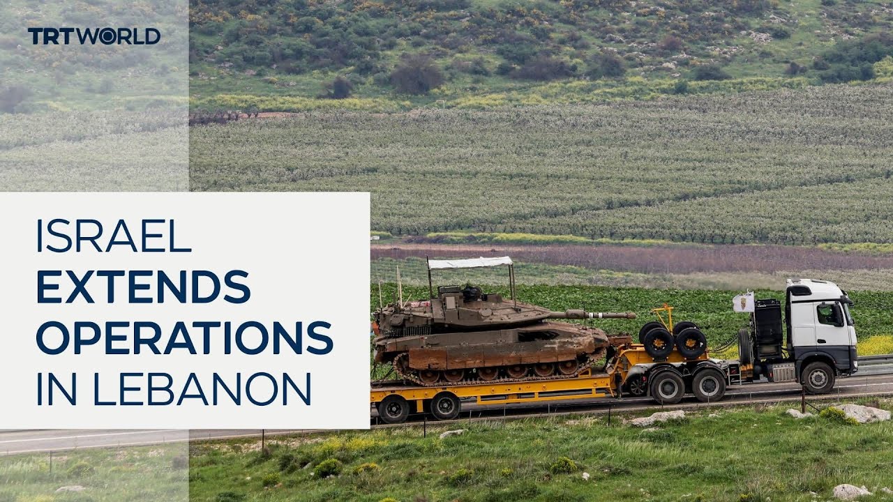 Israeli Prime Minister Benjamin Netanyahu has announced expanding its buffer zone further into Lebanon. From Lebanon to Syria, Gaza and the occupied West Bank,
Israel appears to be steadily redrawing boundaries, often invoking biblical claims with backing from the United States. Bassam Bounenni reports. Israel Extends Operations in Lebanon.