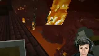 GeorgeNotFound hit a fire charge and it hit a blaze @skitzYoutube