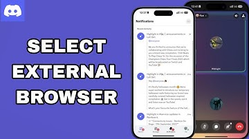 How To Select External Browser On Discord App
