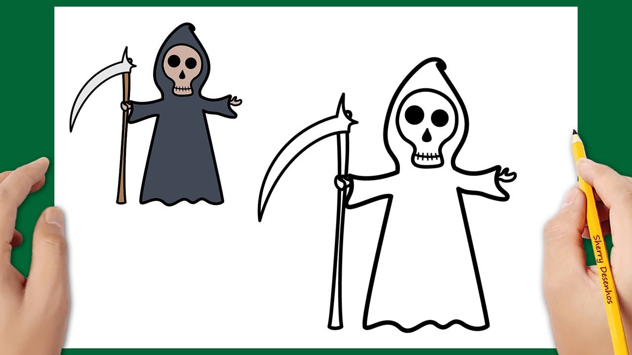 Como desenhar Fantasma de Halloween ❤ Desenhos Kawaii - Desenho para  Desenhar 