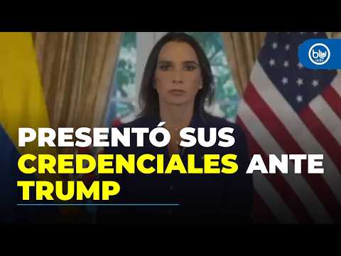 Trump recibió a la nueva embajadora de Colombia: así fue el encuentro con María Consuelo Araujo