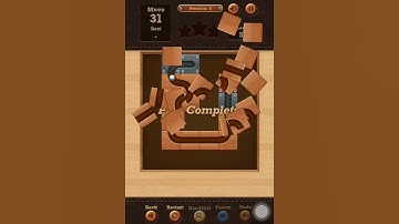 Roll the Ball slide puzzle Premium O Pack Level 52 Solution