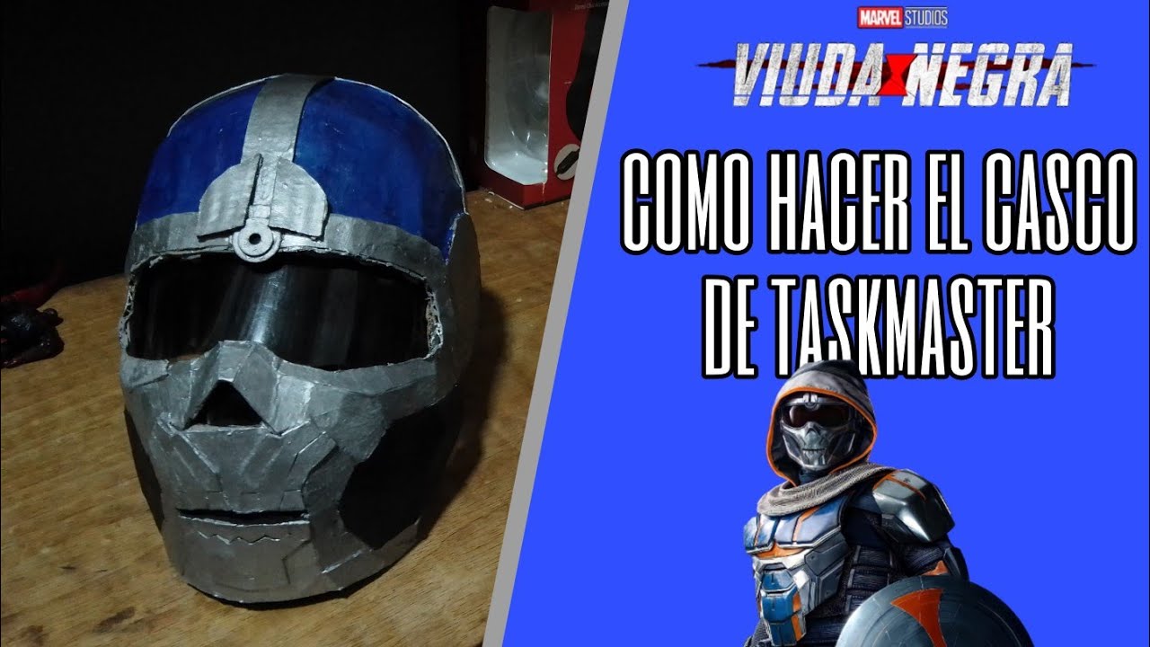 Como hacer el casco de taskmaster 