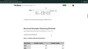 Fuzzy Clustering(Fuzzy C-means)