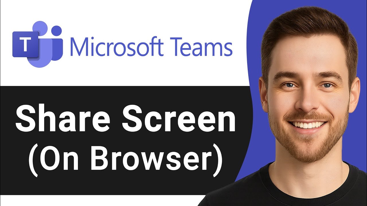 How to Share Screen on Microsoft Teams Web Browser (Step By Step) - YouTube