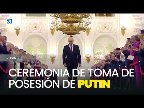 Putin toma posesión de su quinto mandato de seis años