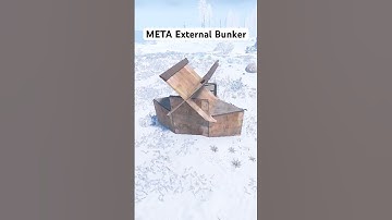 META External Bunker Design in #rust #rustgame #rustbase #gaming #shorts