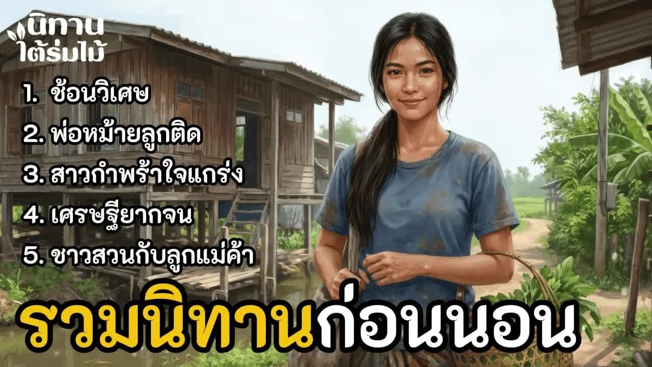 รวมนิทานก่อนนอน ฟังยาวๆ ｜ EP.95 #นิทานพื้นบ้าน  #นิทานสอนใจ #นิทานชาวบ้าน #เรื่องเล่าชาวบ้าน